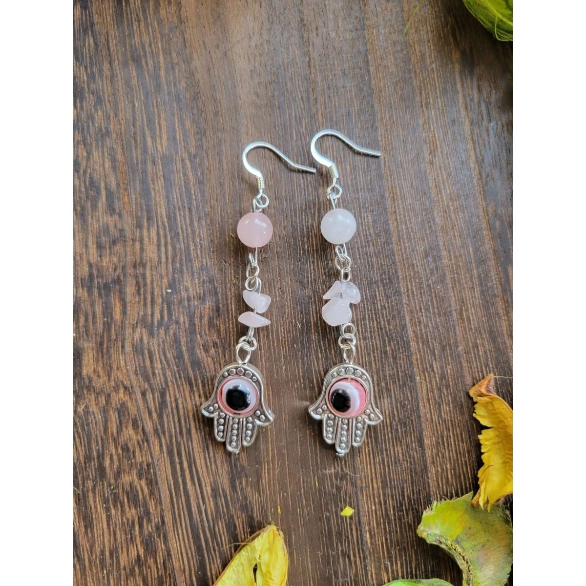 Evil Eye Protection Earrings , Evil Eye Crystal Earrings -Earrings