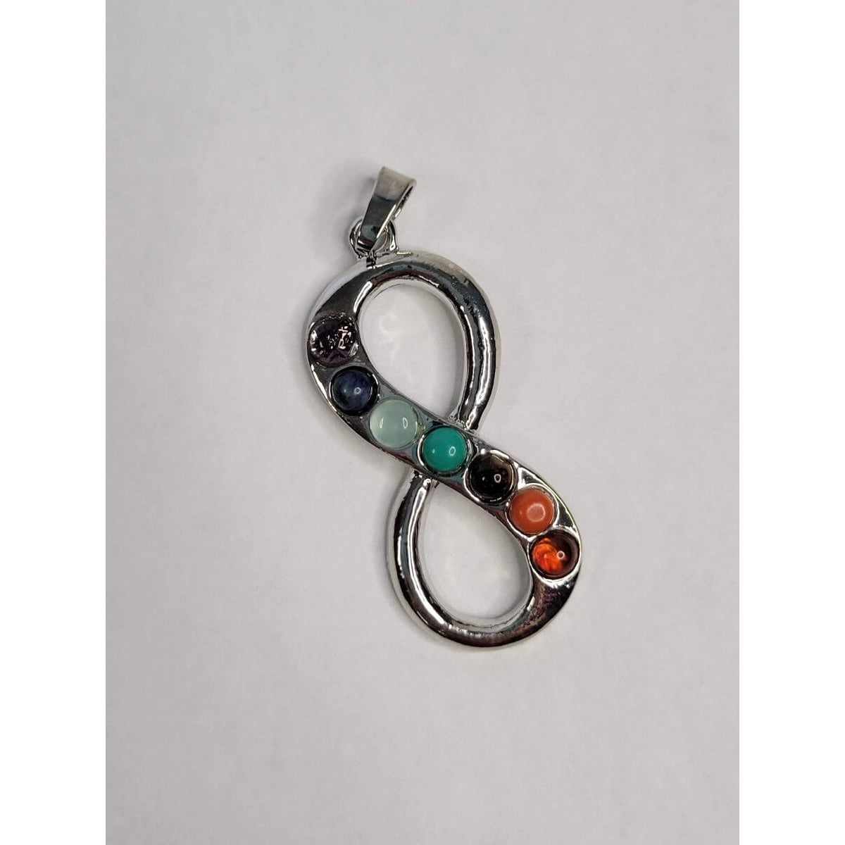 Gemstone Infinity Pendants -