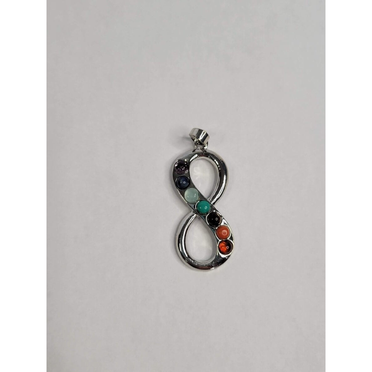 Gemstone Infinity Pendants -