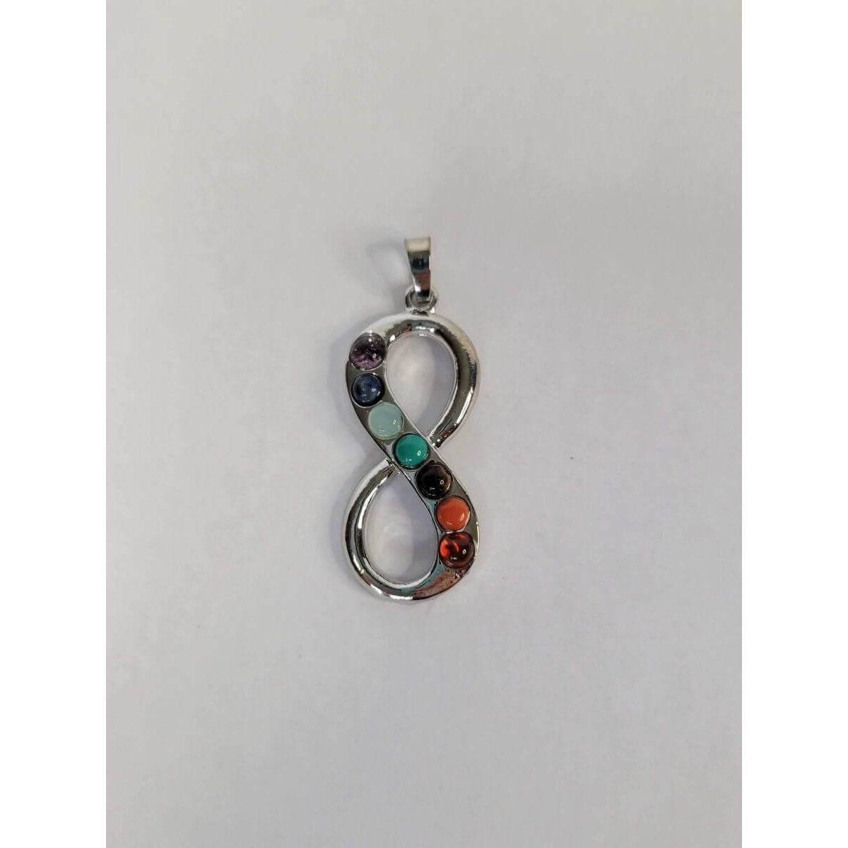 Gemstone Infinity Pendants -
