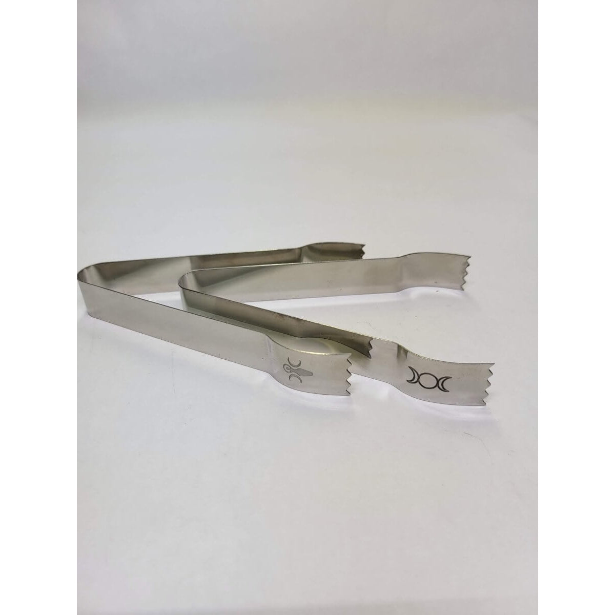 Goddess of Earth /Triple Moon Stainless Steel Tongs/Charcoal Tongs -