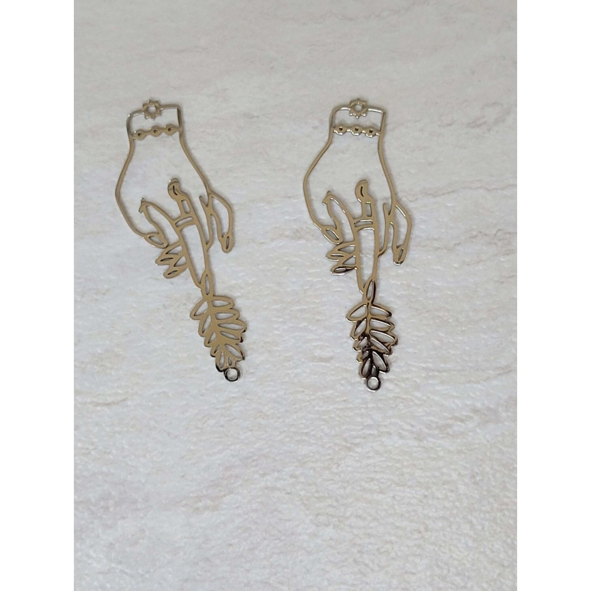 Hand Charm Stainless Steel Jewelry Hand Pendant Big Charms -Charms & Pendants