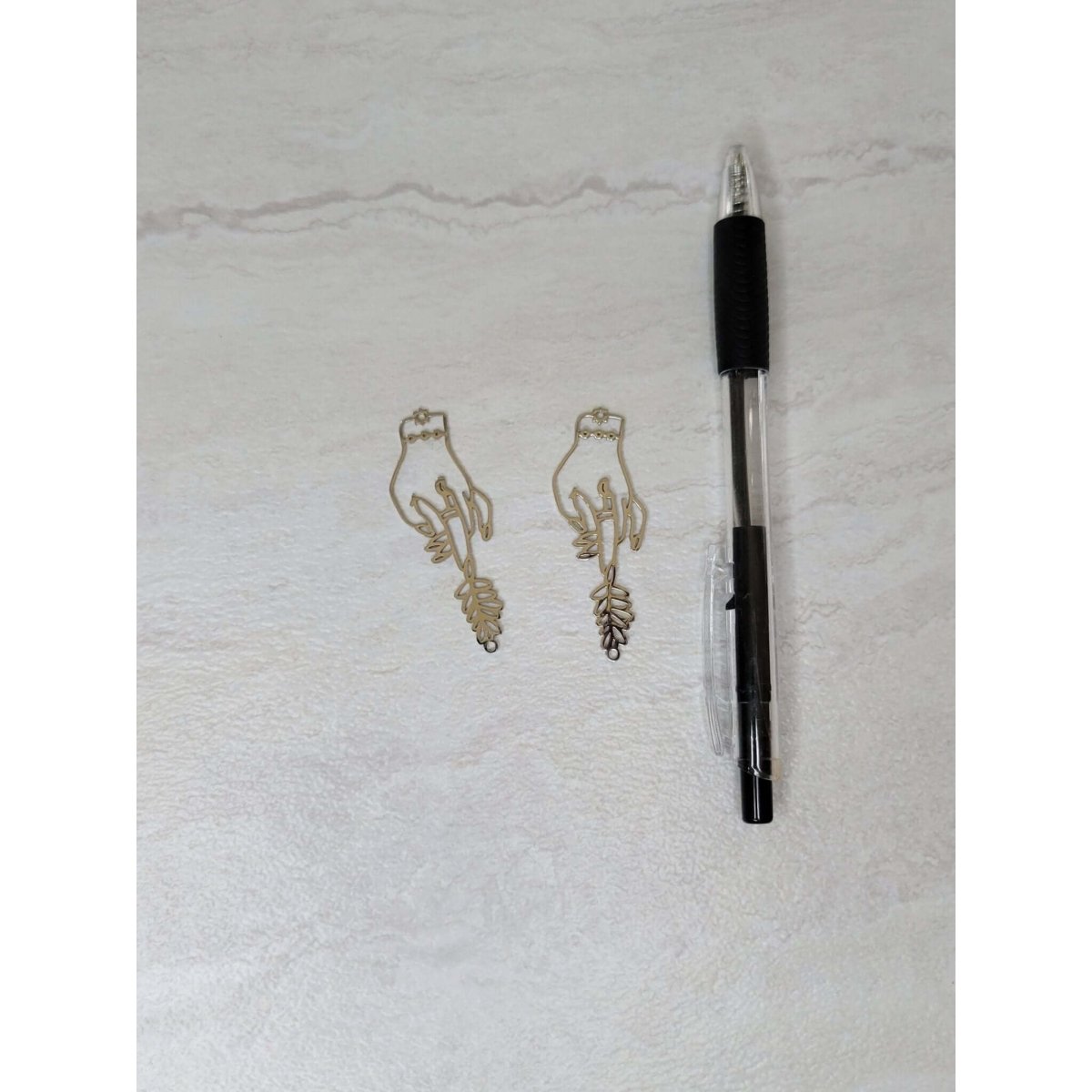 Hand Charm Stainless Steel Jewelry Hand Pendant Big Charms -Charms & Pendants