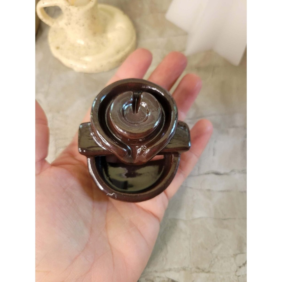 Handmade Backflow Cone Buner Waterfall Design -Incense Holders