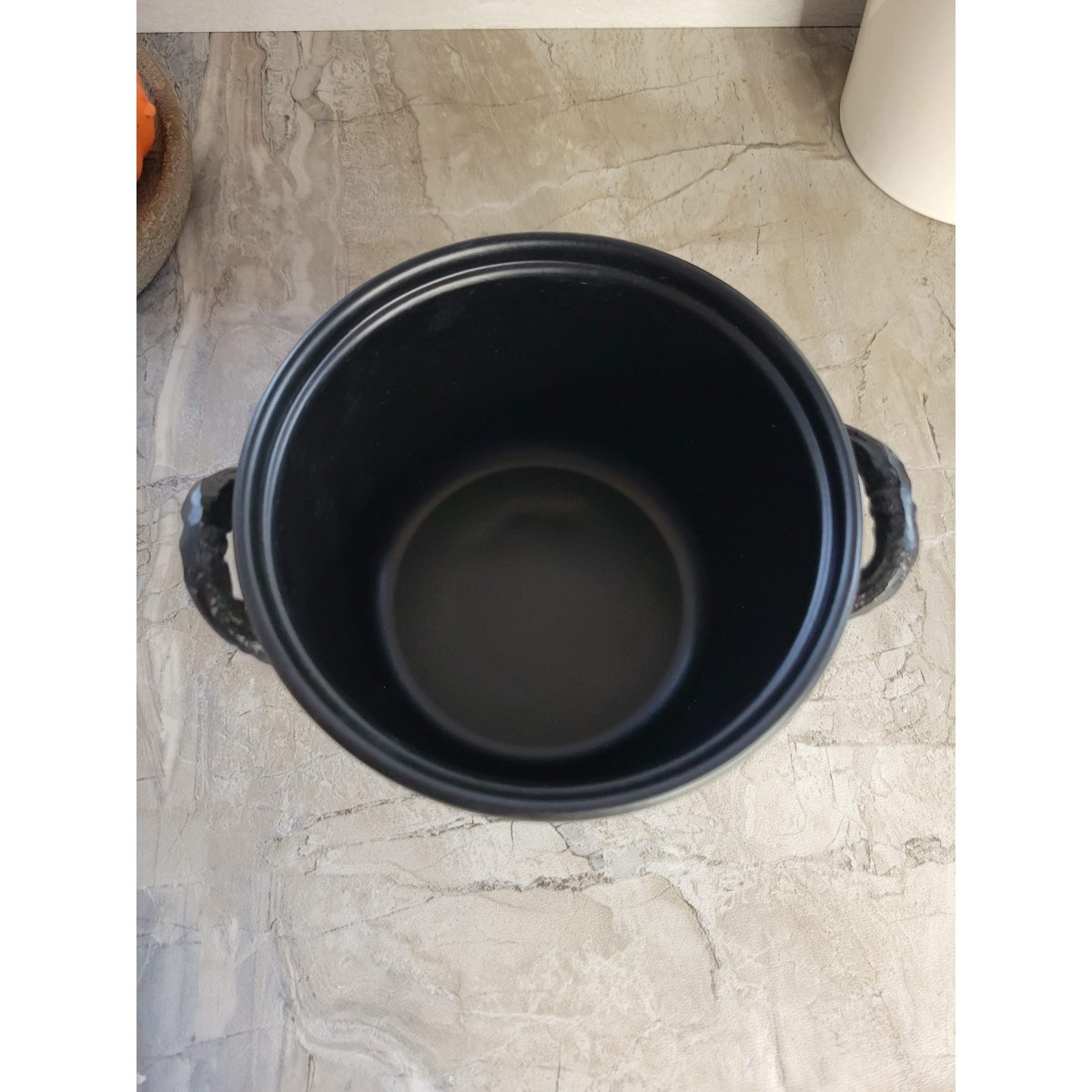 Handmade decoration Cauldron for Witch, Altar decor , Triple Moon design , Pentacle -Incense Holders