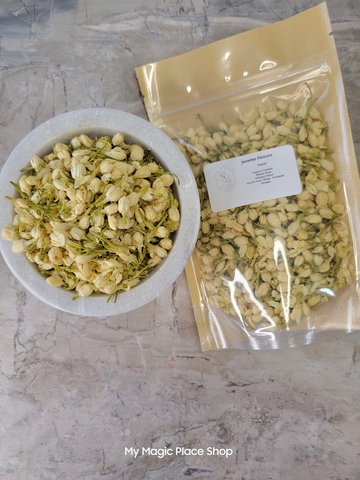 Jasmine Flower, Whole 1oz, decoration herbs, magical herbs