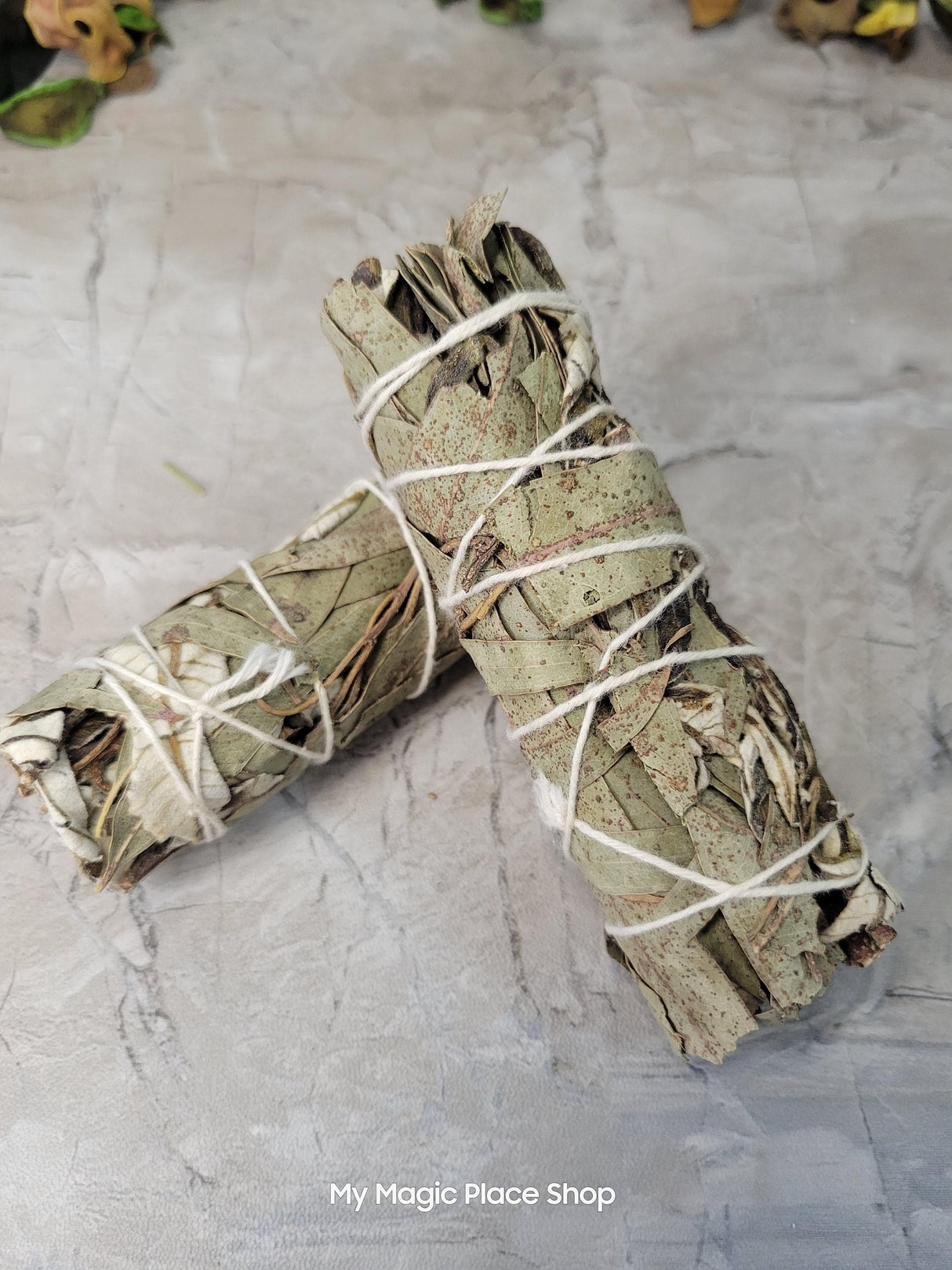 Eucalyptus & Yerba Santa Smudge Stick - 4" Handmade Smudge Sticks