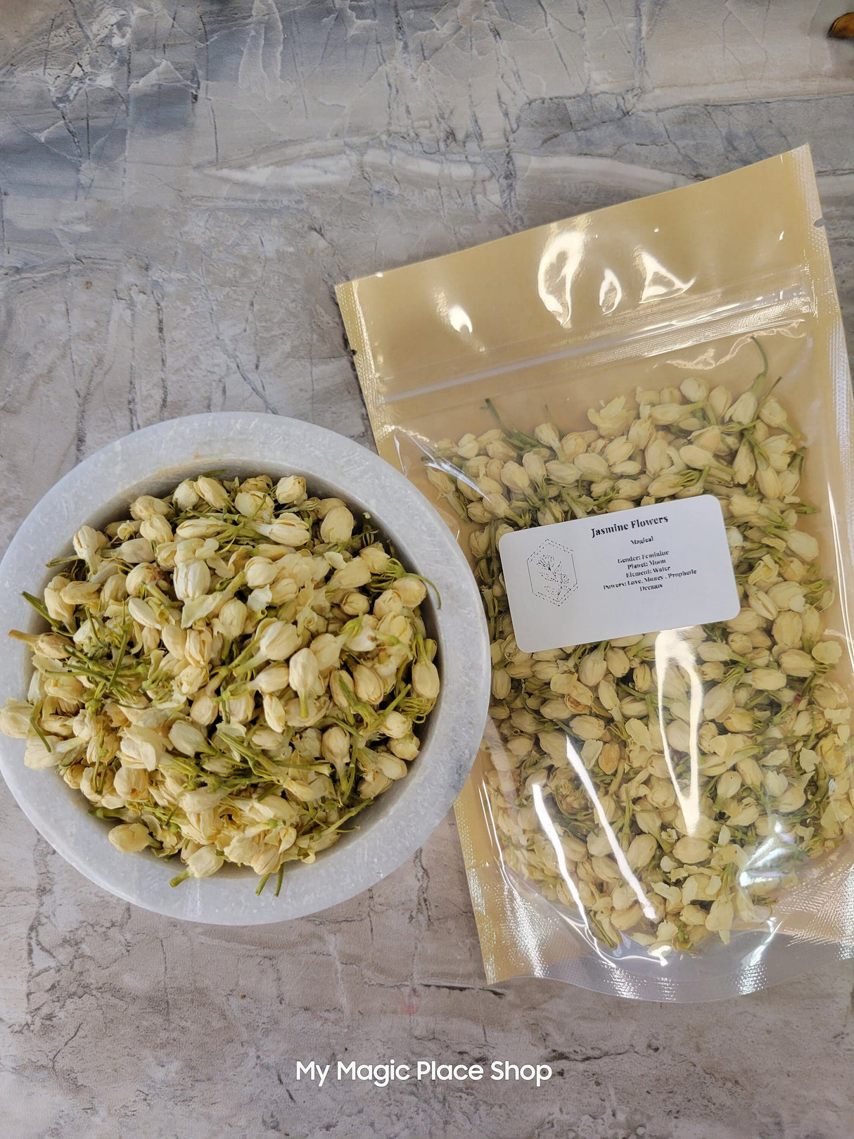 Jasmine Flower, Whole 1oz, decoration herbs, magical herbs