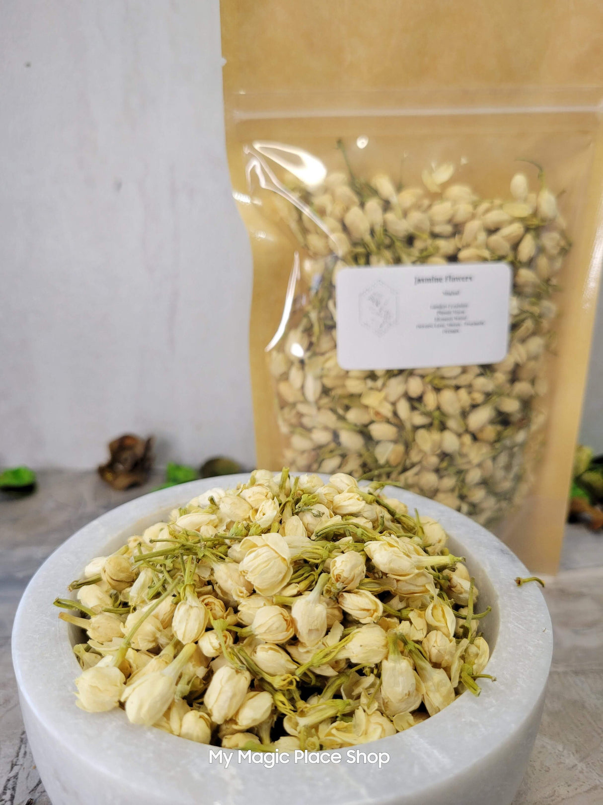 Jasmine Flower, Whole 1oz, decoration herbs, magical herbs