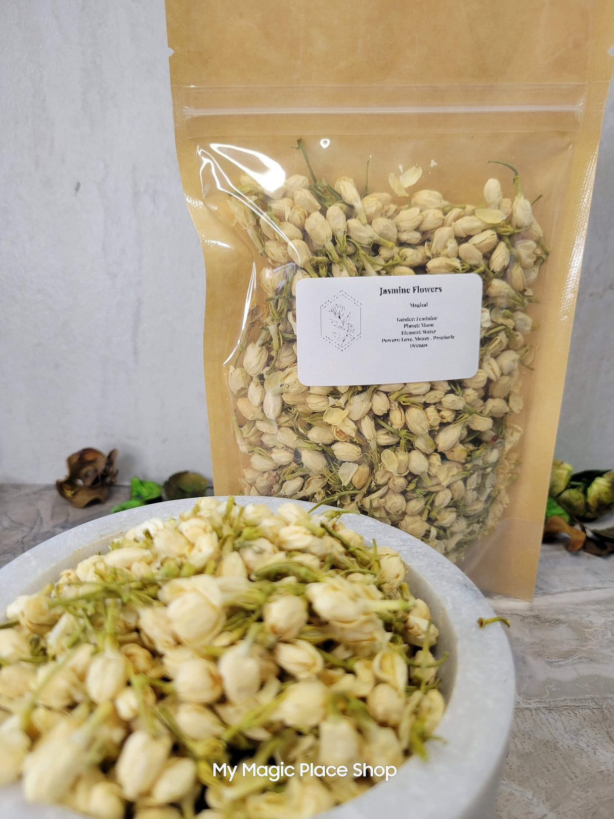 Jasmine Flower, Whole 1oz, decoration herbs, magical herbs