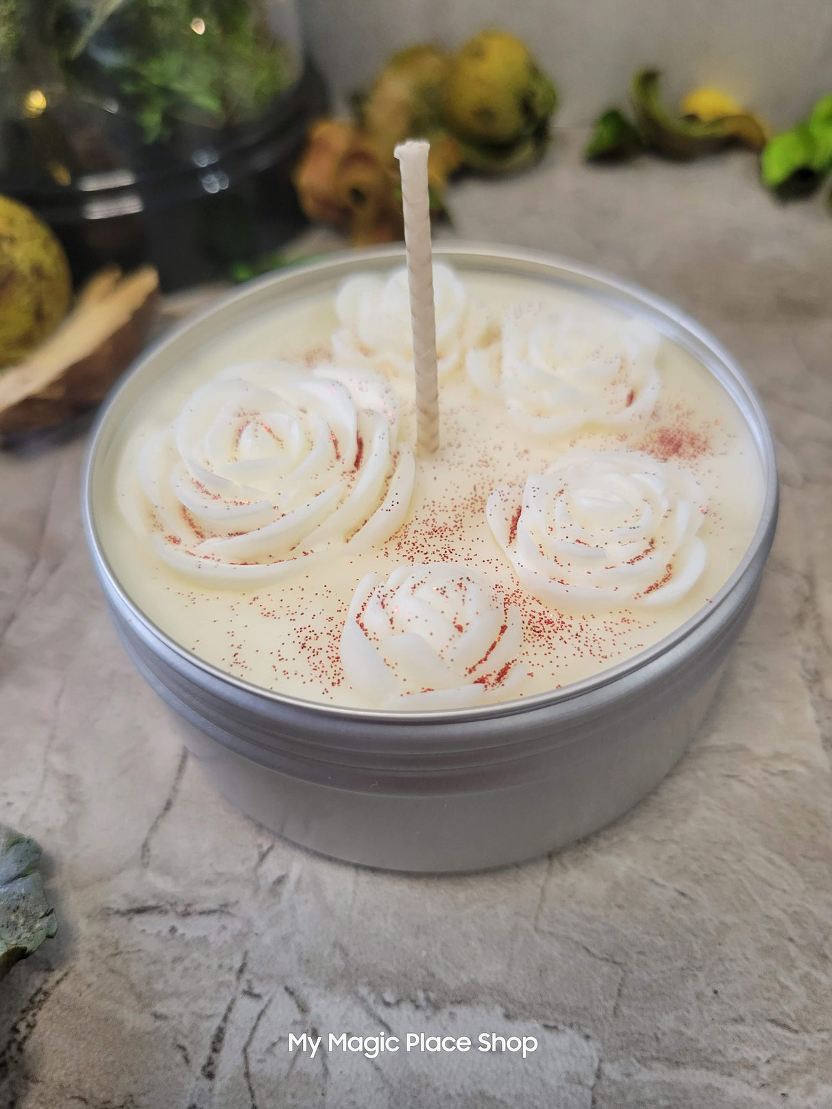 Roses Candle ,Valentine's Day Gifts, Dessert Candles, Love Candle