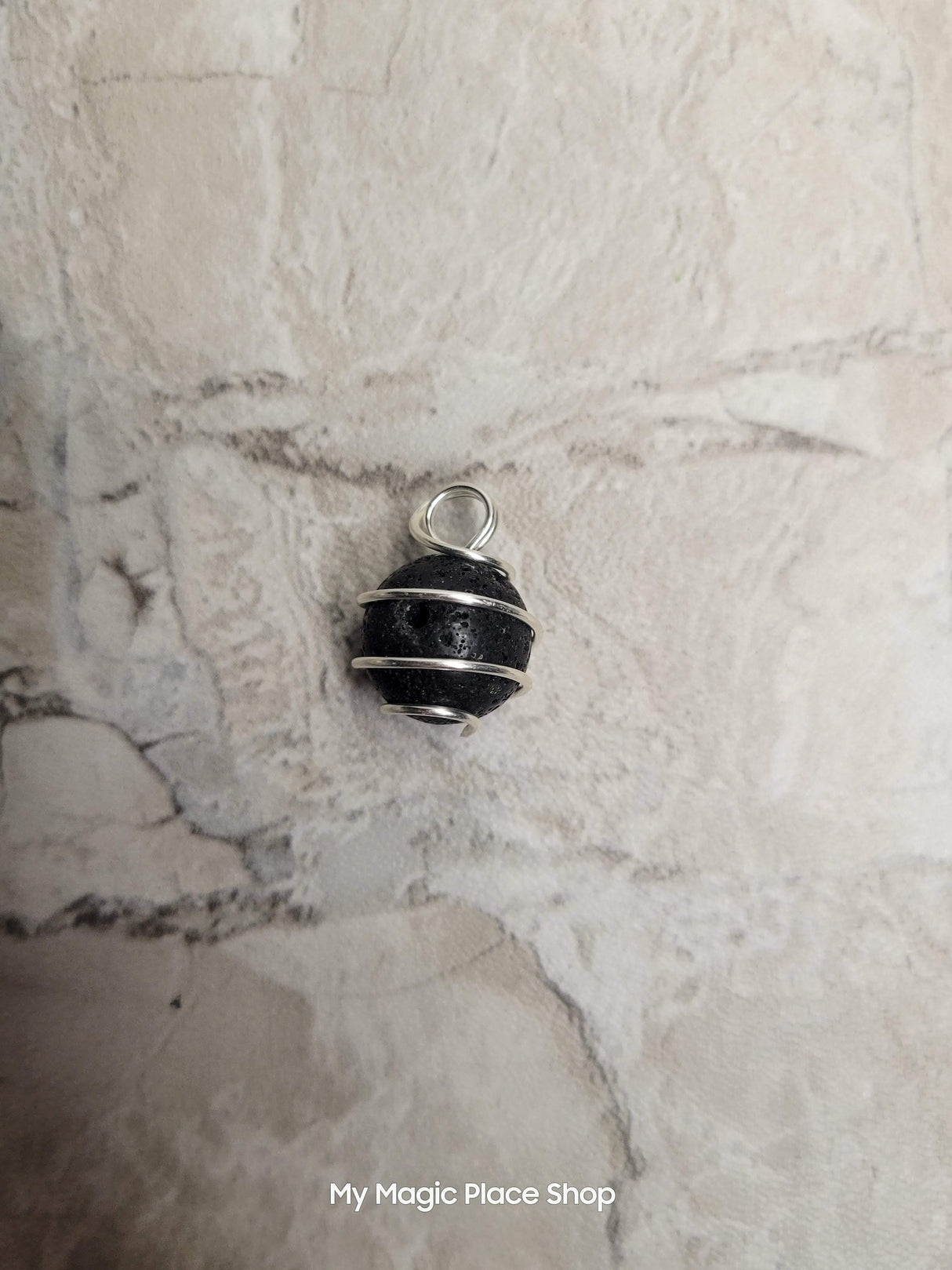 Crystal Beads Wire Wrapped Pendant handmade Necklace