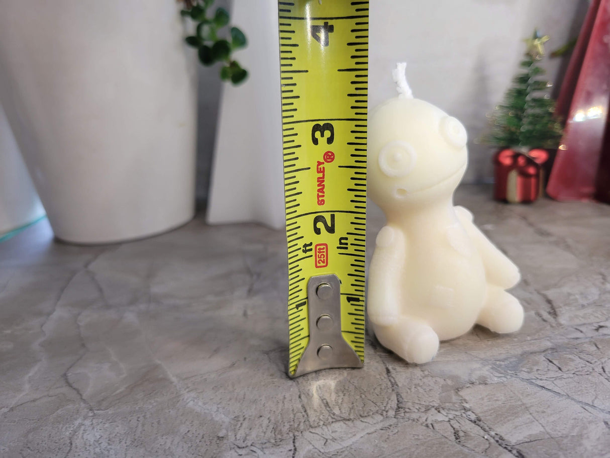 Soy Wax Voodoo doll candle, shaped candle, sculptural candle, Scented Candle