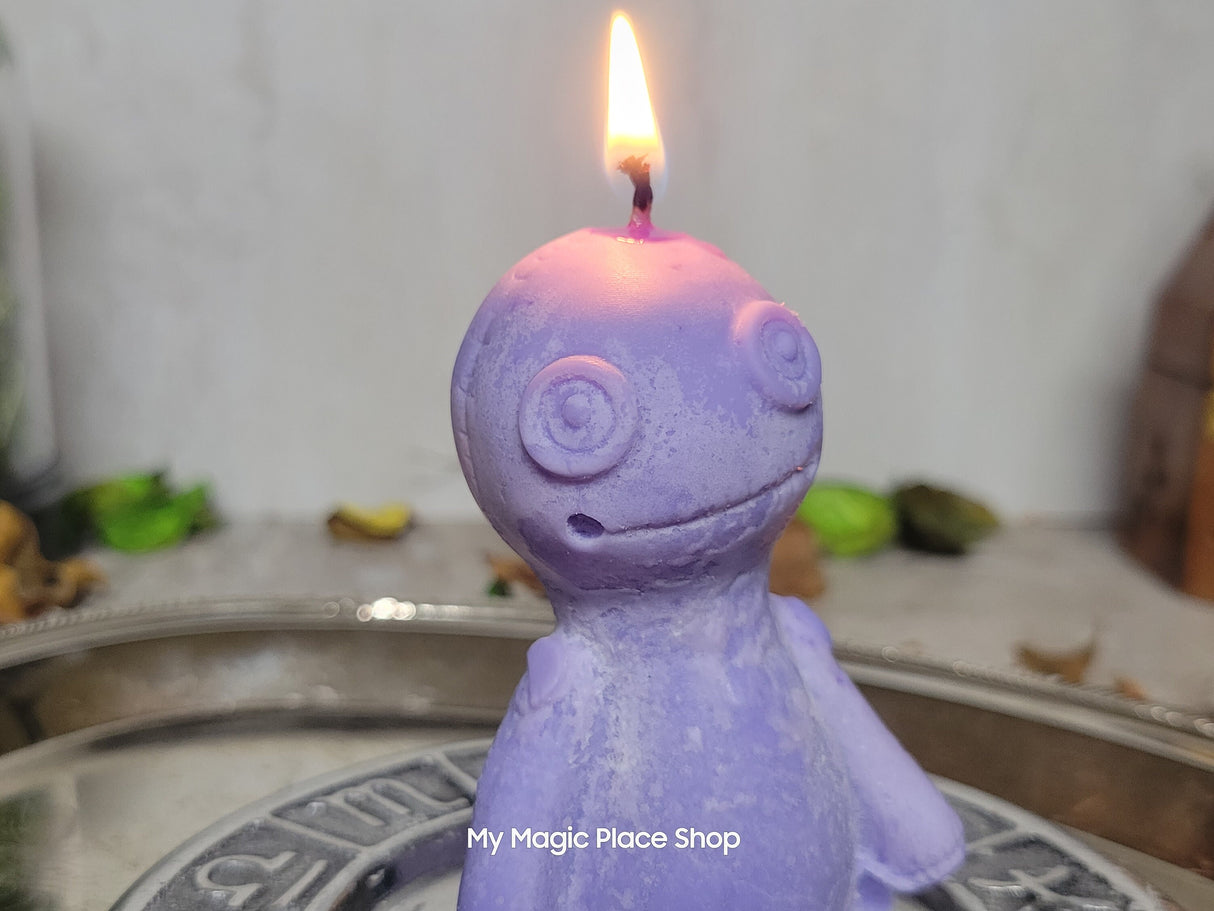 Soy Wax Voodoo doll candle, shaped candle, sculptural candle, Scented Candle