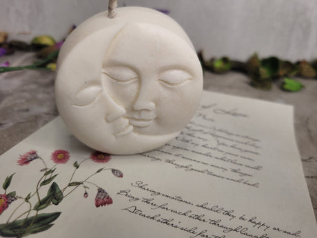 Moon and Sun Soy Candle ,  Sun and Moon Candle, Moon Candle, Handmade Candle Soy Candles