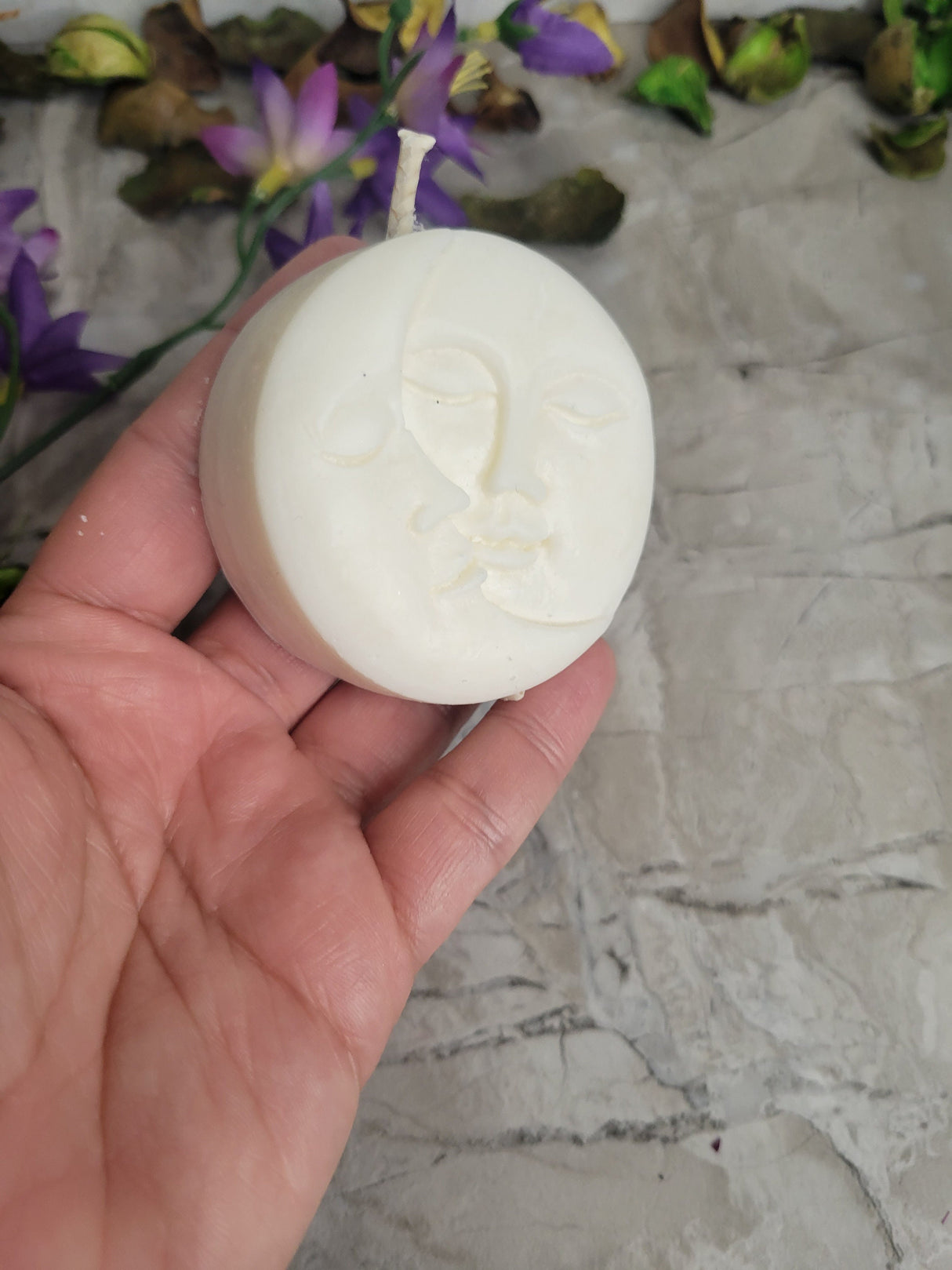 Moon and Sun Soy Candle , Sun and Moon Candle, Moon Candle, Handmade Candle Soy Candles