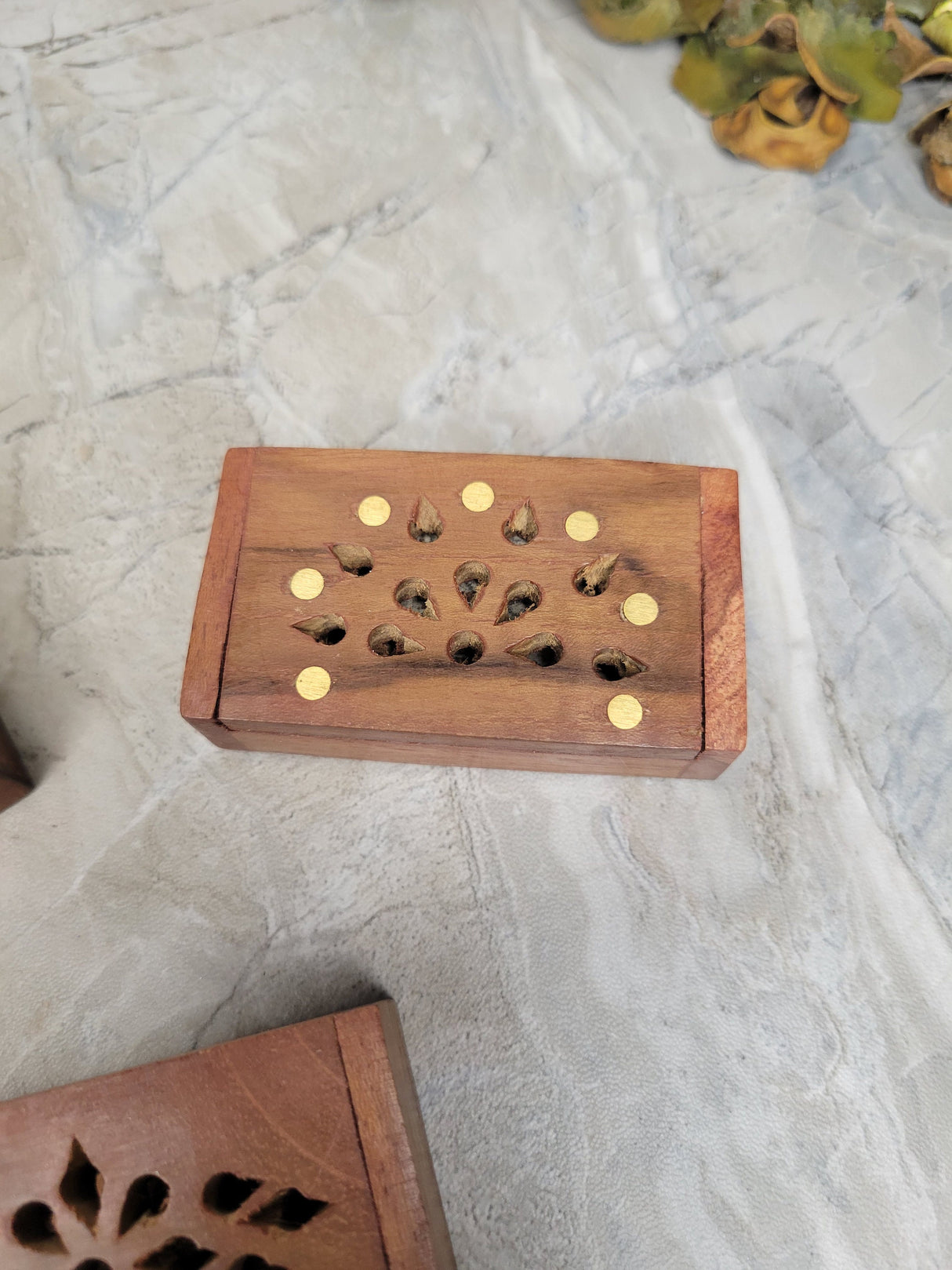 Tiny Woden Box, Wood Resin Storage Box, Wood Tiny Box, Altar Decor