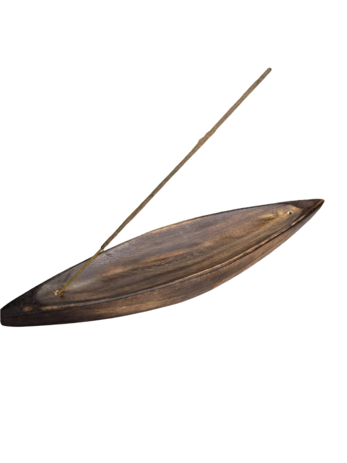 Canoe wood double incense Burner, Small Incense Holder, Wood holder