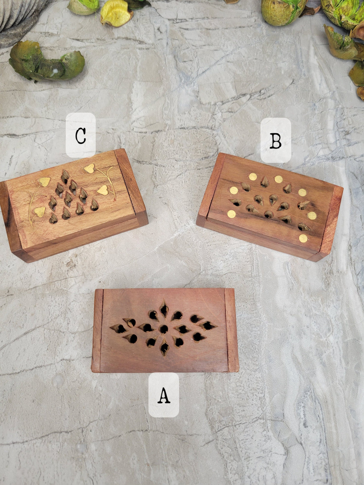 Tiny Woden Box, Wood Resin Storage Box, Wood Tiny Box, Altar Decor