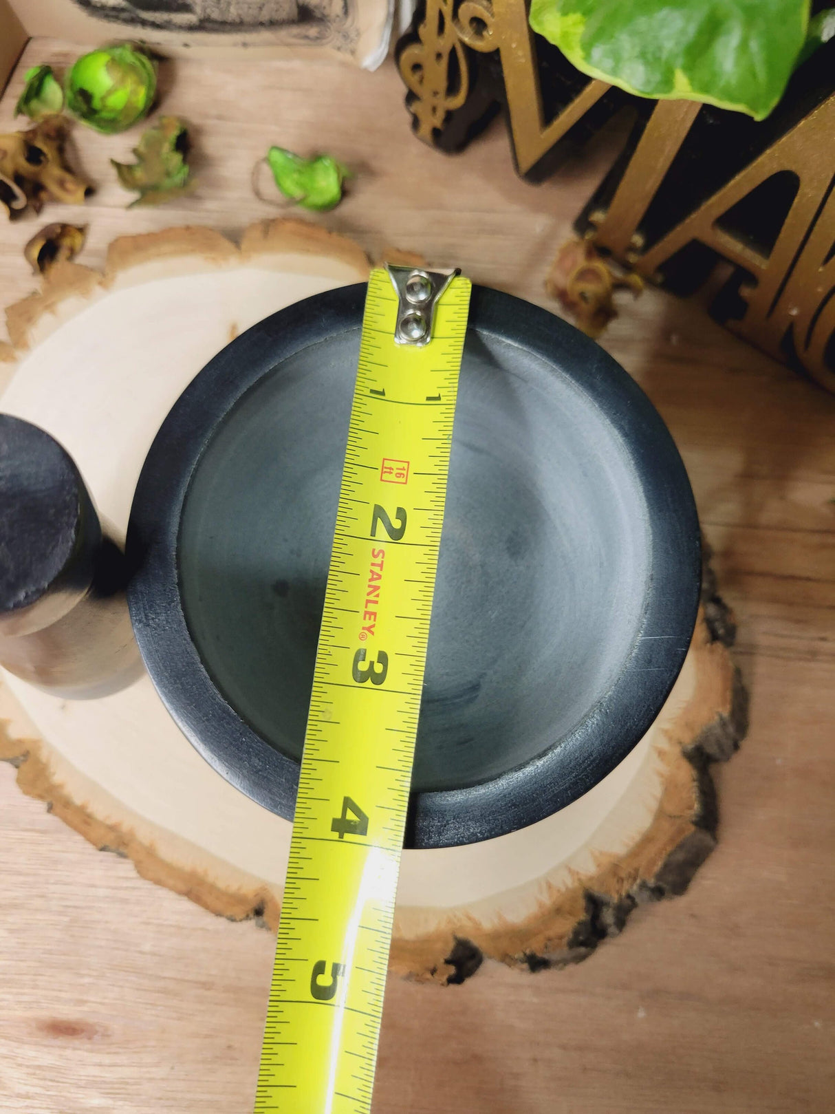 Tree of Life Black Mortar and Pestle,Tree of life Soapstone Herb Grinder Handmade Mortar