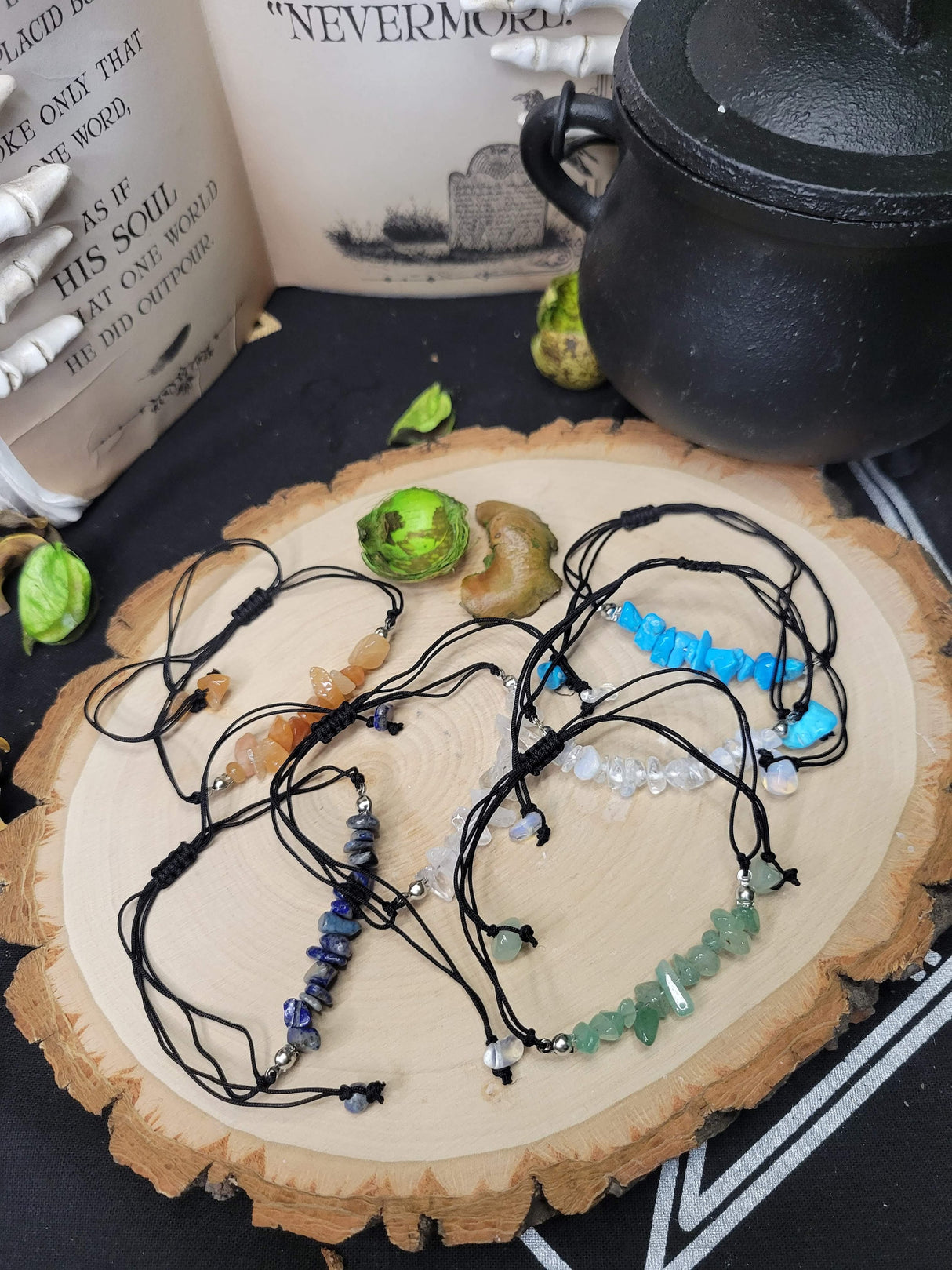 Gemstone adjustable bracelets Mixed Gemstones Gifts for her Handmade Bracelets