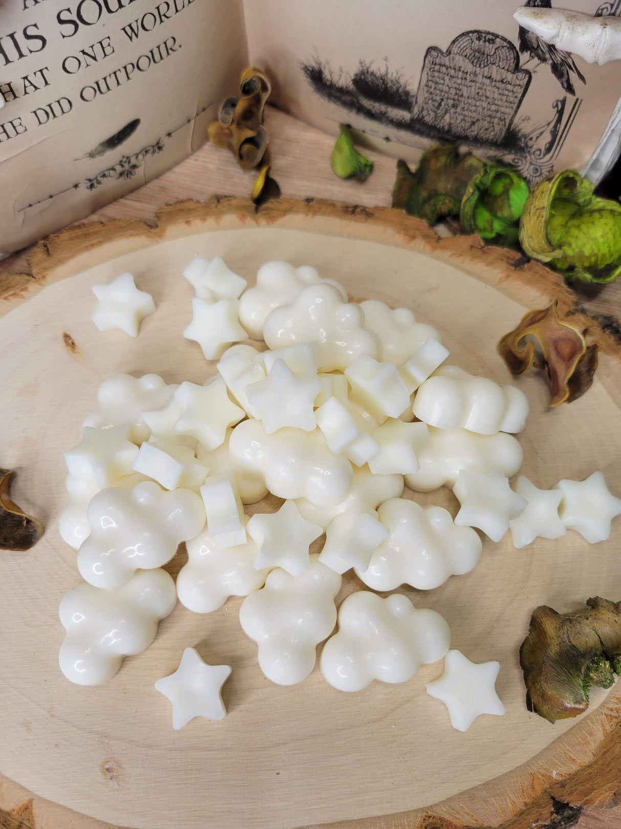 Celestial Wax Melts, Stars and Clouds Wax Melts Hand Poured Wax Melts