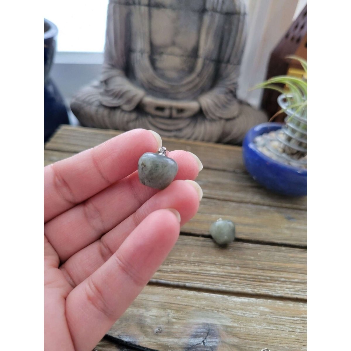 Labradorite Pendants, Apple Crystal Pendant, Crystal Healing Pendants -crystal pendant