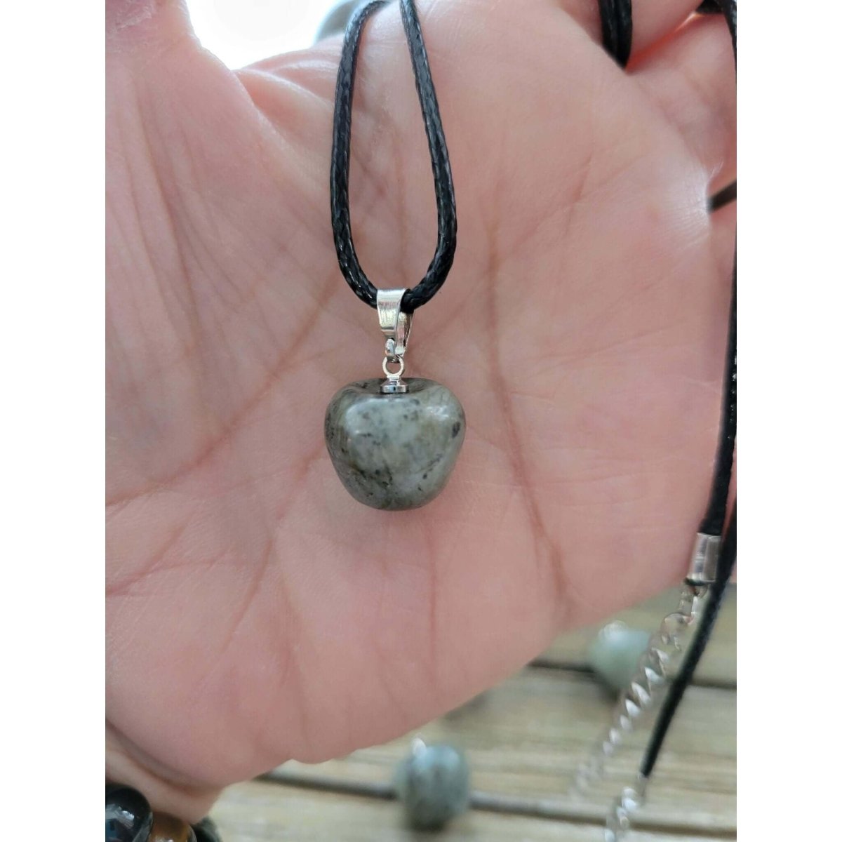 Labradorite Pendants, Apple Crystal Pendant, Crystal Healing Pendants -crystal pendant