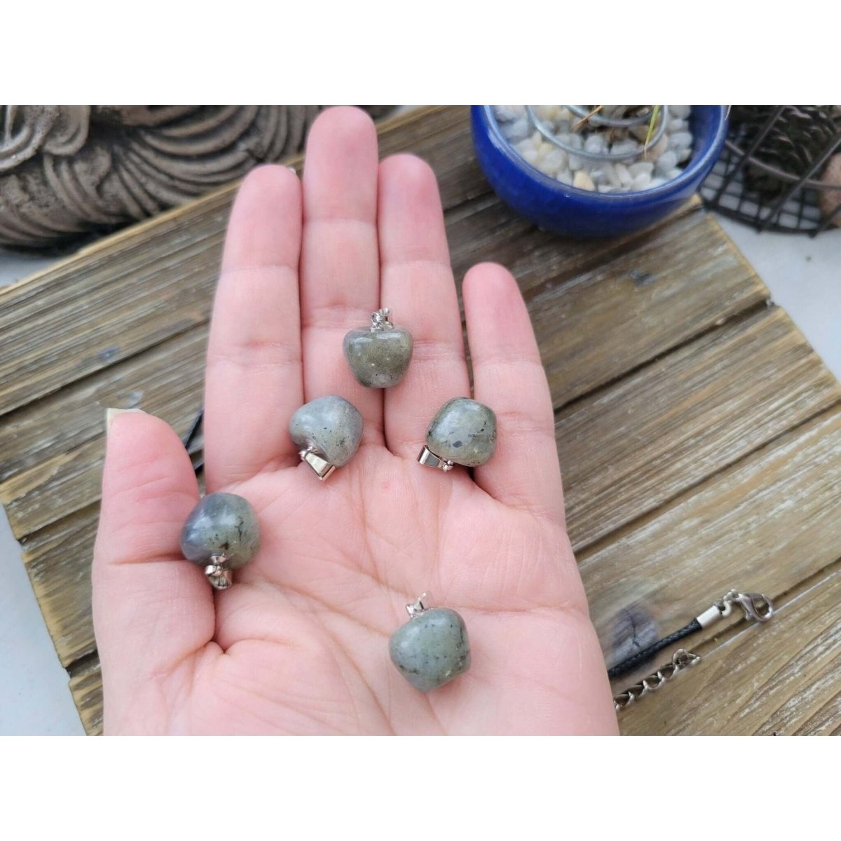 Labradorite Pendants, Apple Crystal Pendant, Crystal Healing Pendants -crystal pendant
