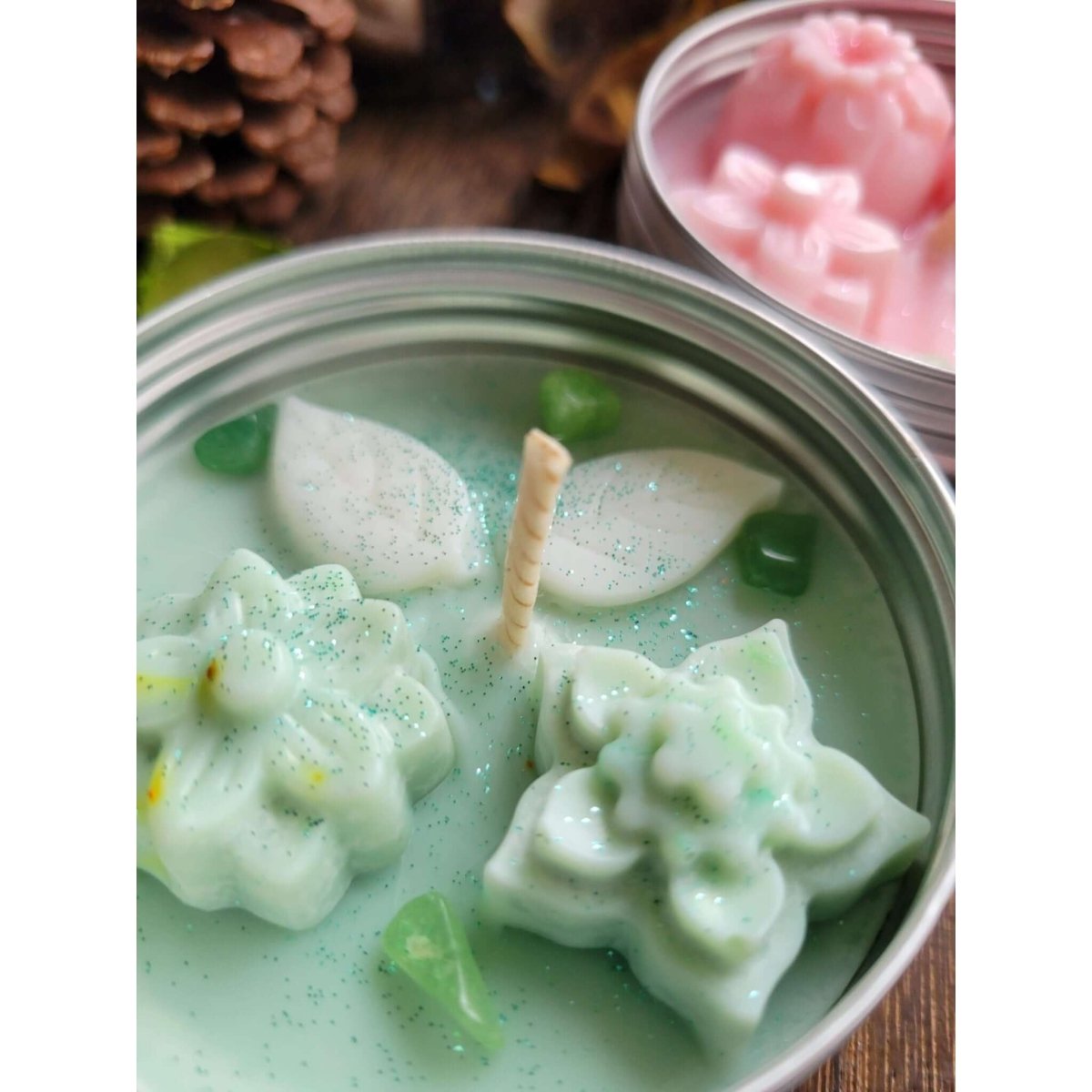 Lavender, Sage & Rosemary Soy Candles 8 oz ,Aromatherapy/Candle - Handmade Tin Jar -Candles