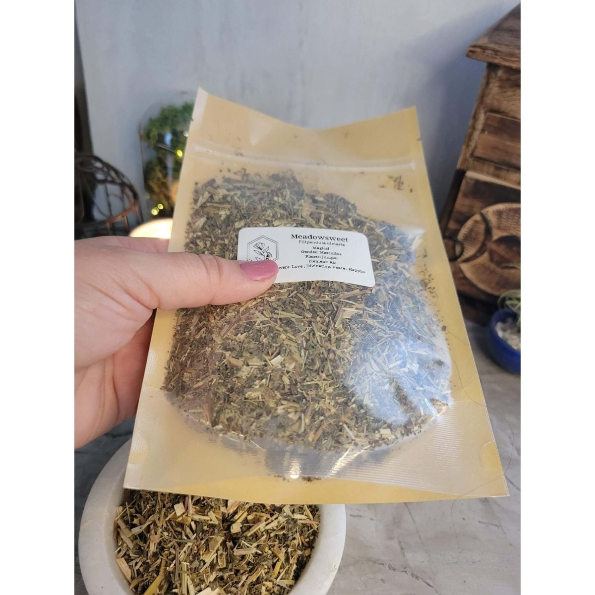 Meadowsweet, Cut & Sifted 1oz/ Dried Herbs -Herbs & Spices