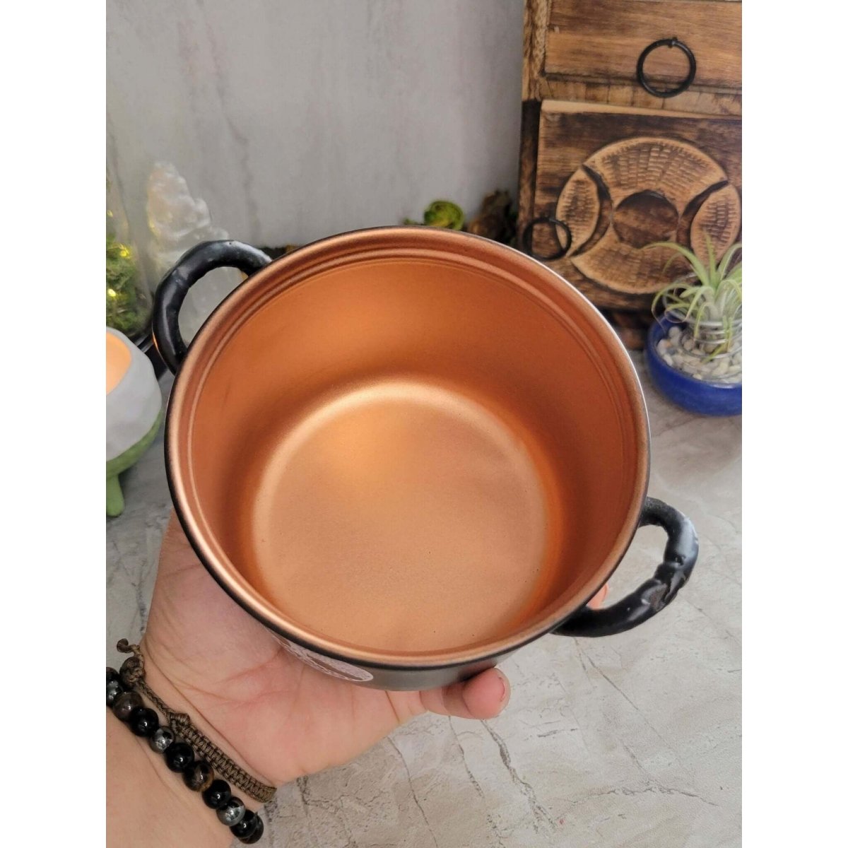 Metal Burner/ Cauldron /Altar Cauldron /Flower of Life Cauldron/ Tree of Life Cauldron -Incense Holders