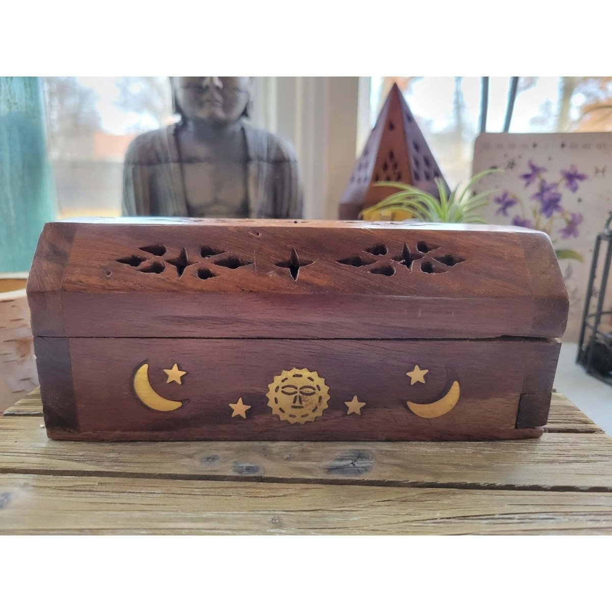 Mini Coffin Incense Burner /Coffin style/ Cone Burner / Celestial Burner -