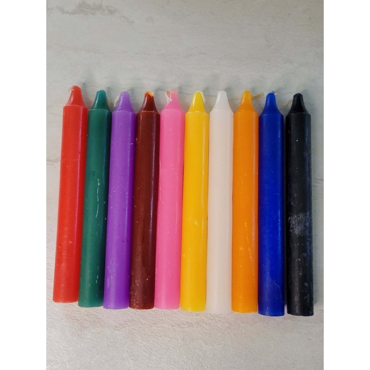 Mixed Pack 6-Inch Spell Candle Six Inch Candles Pack of 10 Candles -Candles