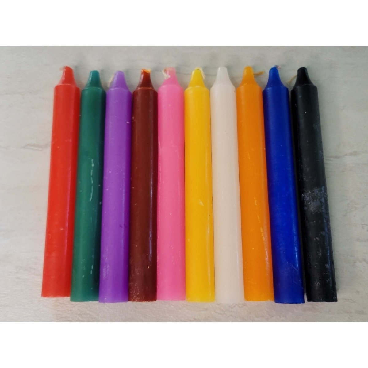 Mixed Pack 6-Inch Spell Candle Six Inch Candles Pack of 10 Candles -Candles