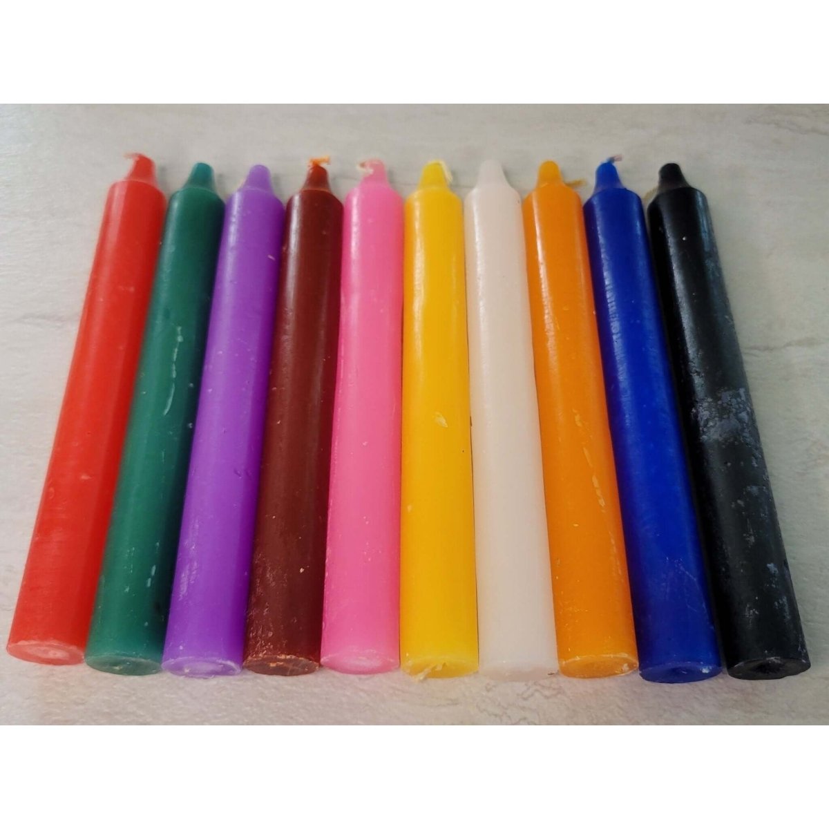 Mixed Pack 6-Inch Spell Candle Six Inch Candles Pack of 10 Candles -Candles