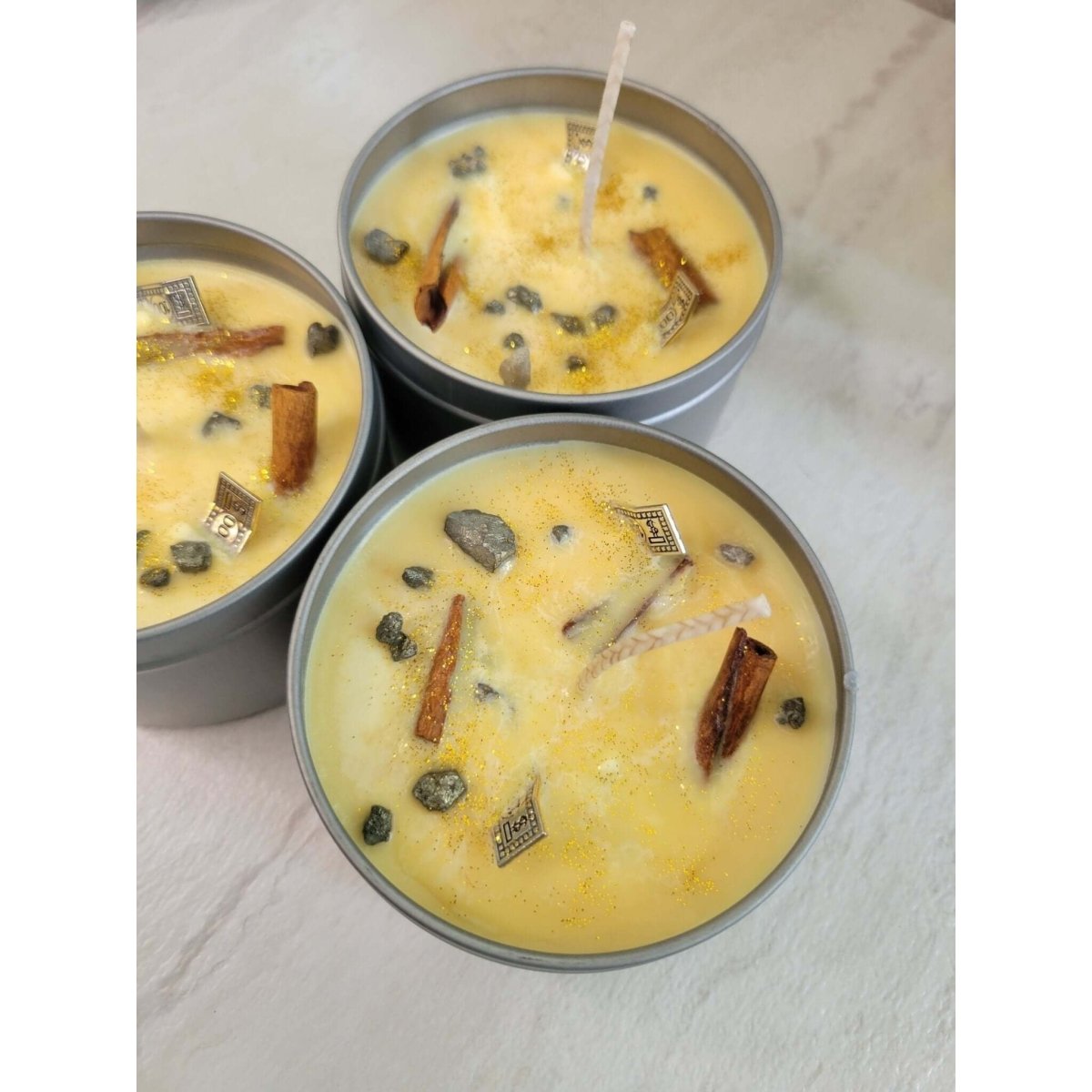 Money Drawing Abundance Attraction Intention Candle 8 oz -Candles