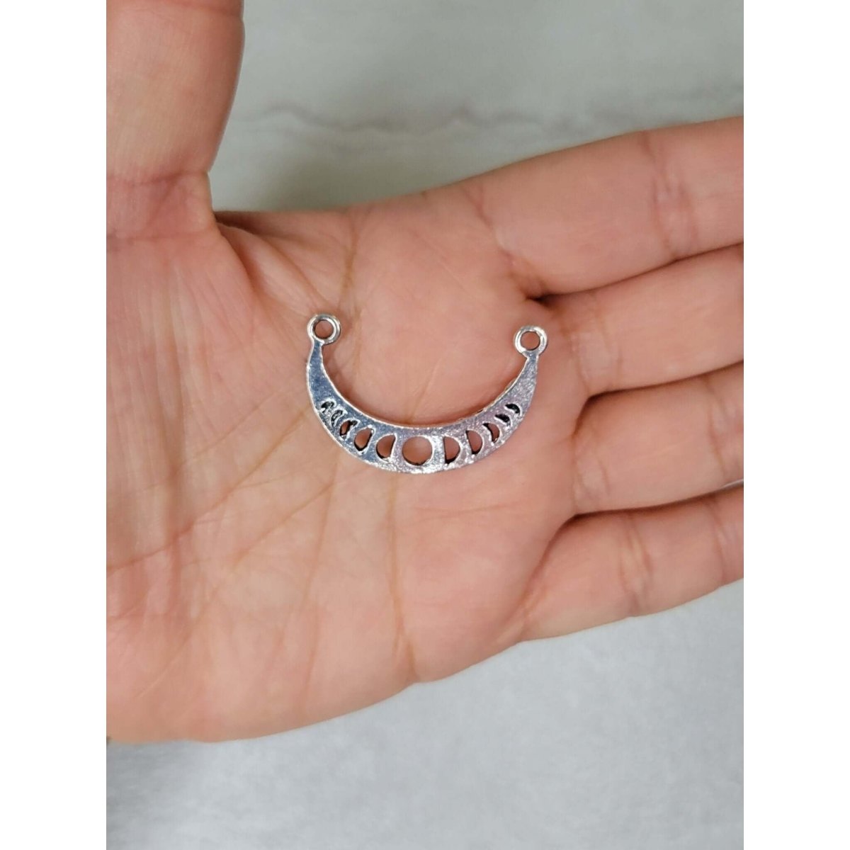 Moon Phase Pendants , Moon Charms, Jewelry making -Charms & Pendants