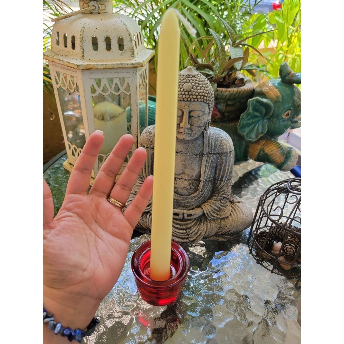 Multi-Use Tealight and Taper Holder/ Tealight Holder/ Altar Decoration -