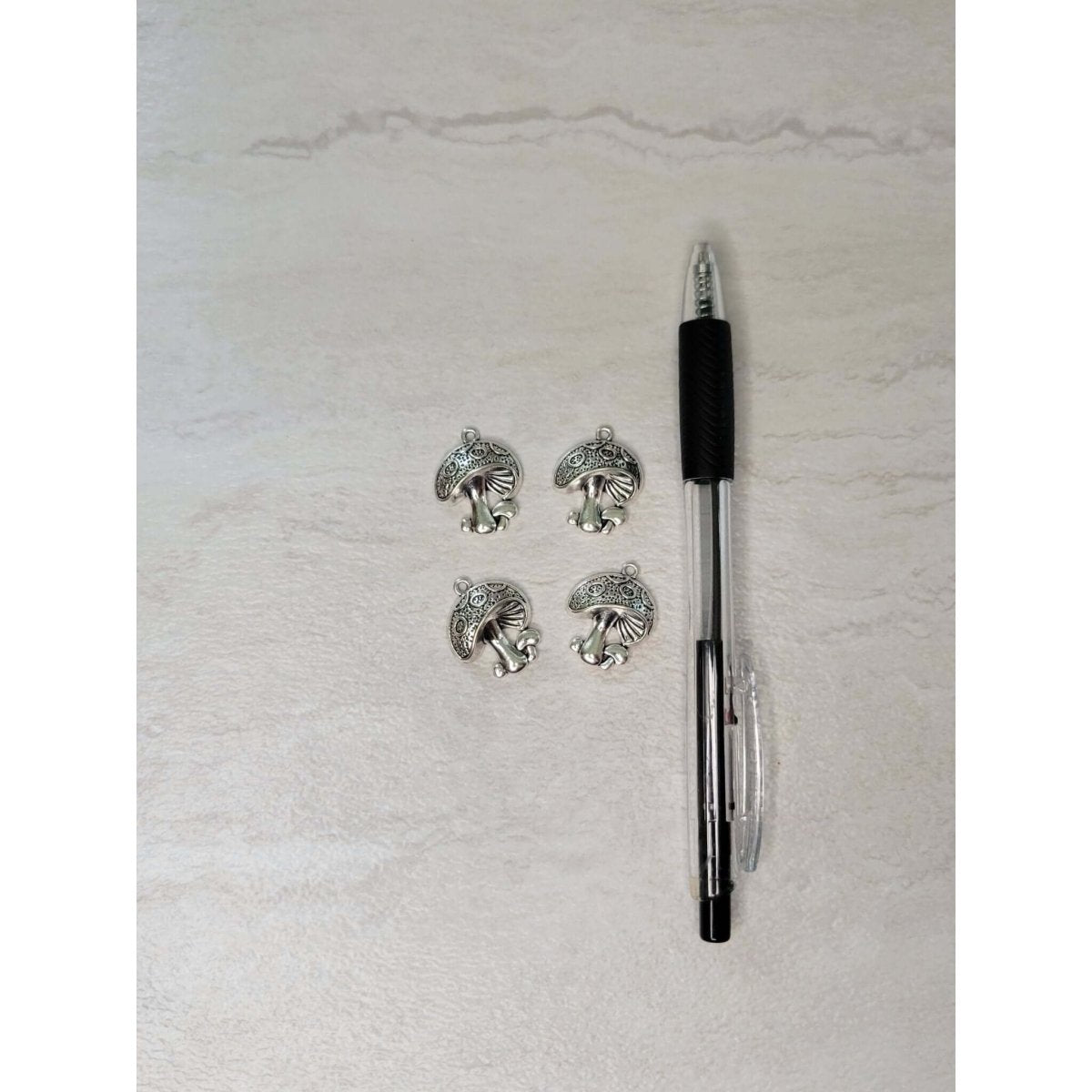 Mushroom Silver Charm , Mushroom Pendants Witchy Charms -Charms & Pendants