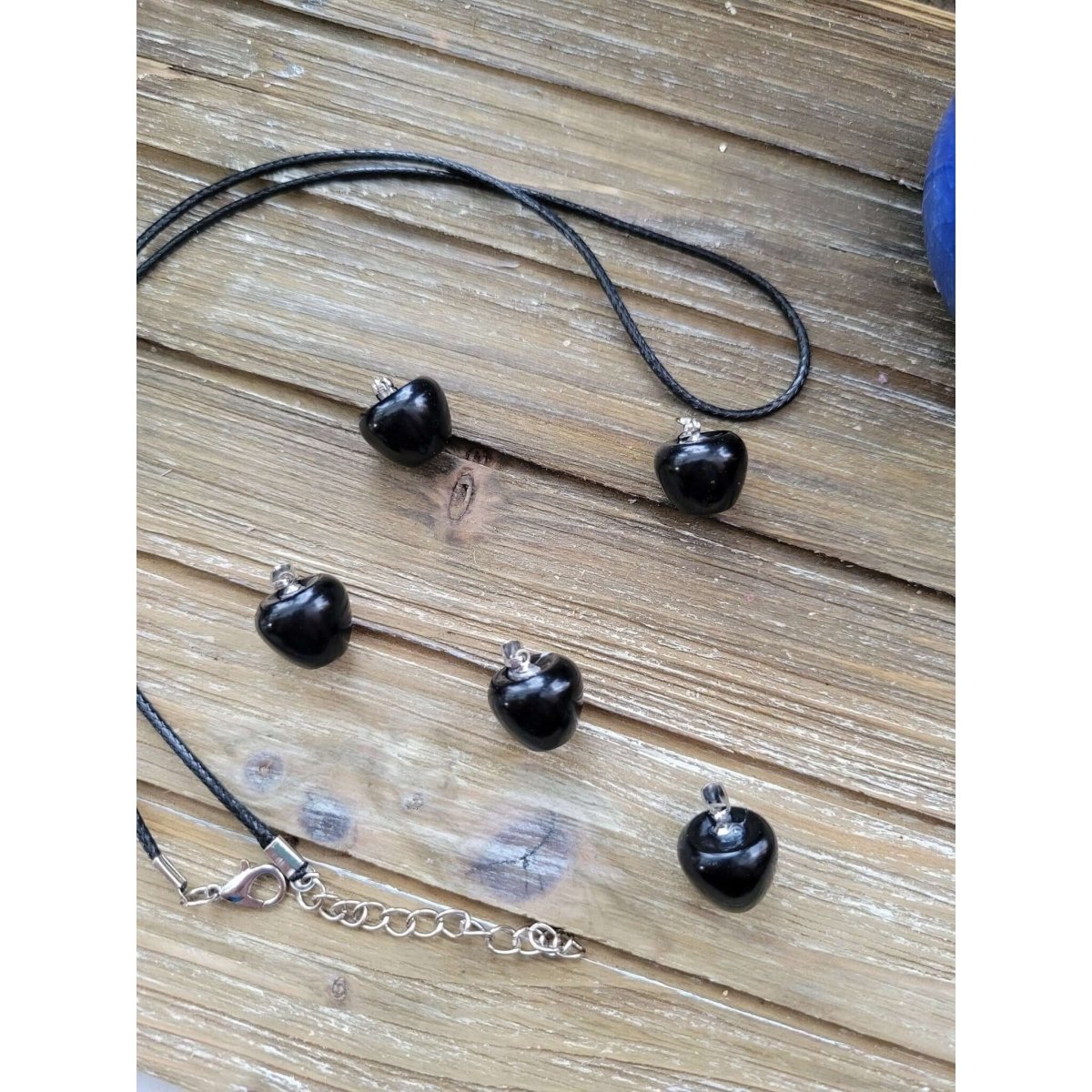 Natural Obsidian Pendants, Apple Crystal Pendant, Crystal Healing Pendants -crystal pendant