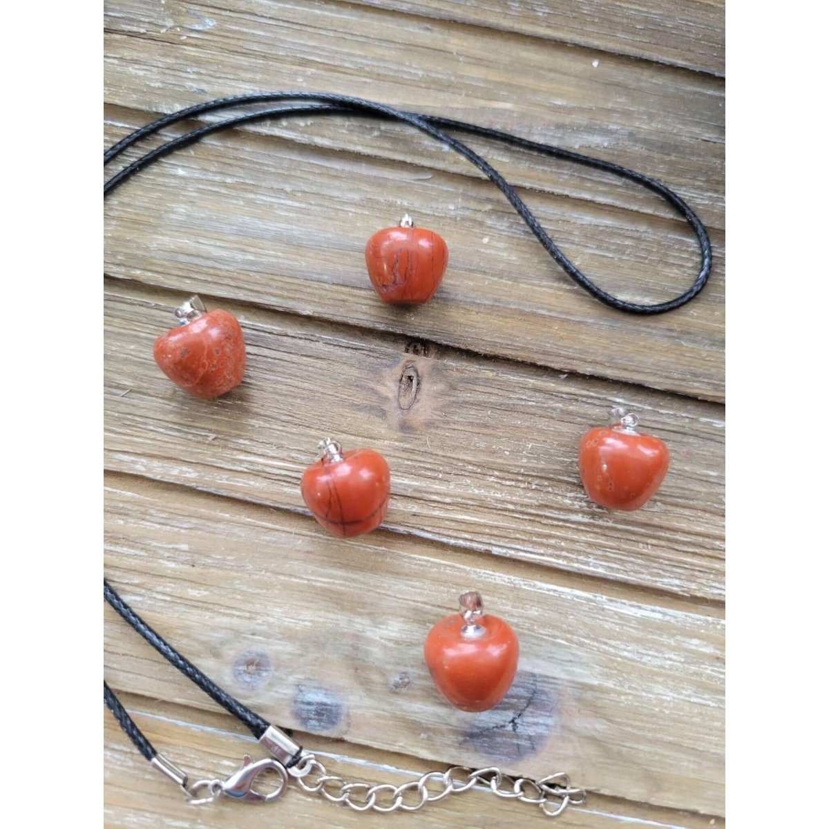 Natural red Jasper Pendants, Apple Crystal Pendant, Crystal Healing Pendants -crystal pendant
