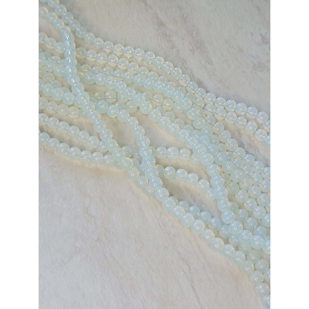 Opalite Round Beads 6mm 8mm 15.5" Strand -Jewelry Making Kits