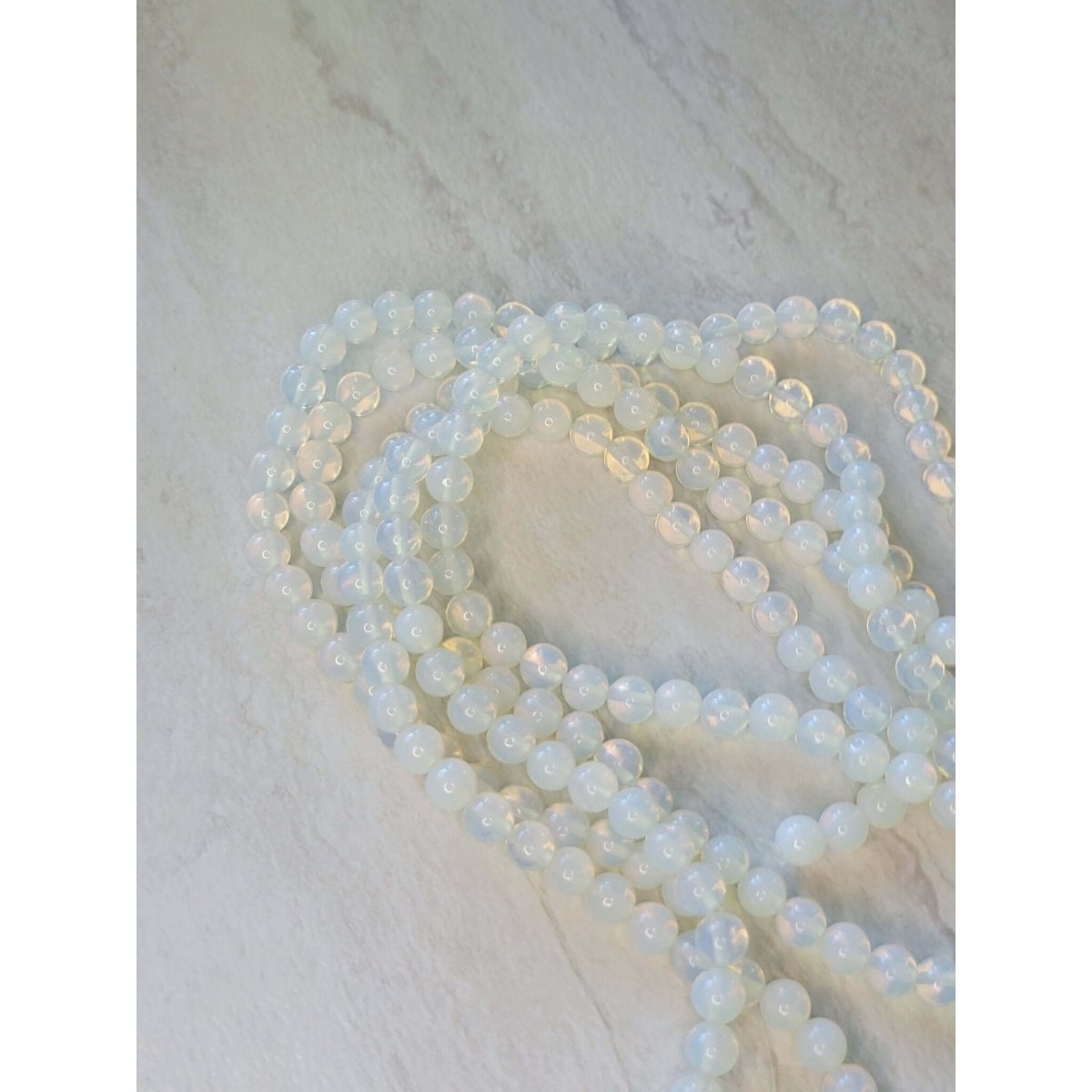 Opalite Round Beads 6mm 8mm 15.5" Strand -Jewelry Making Kits