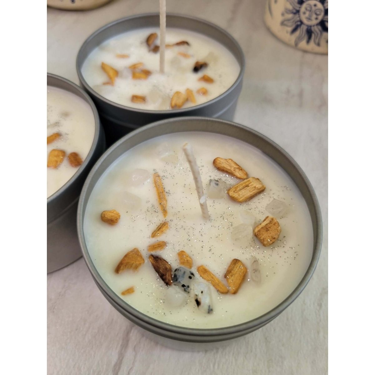 Palo Santo Candle Meditation Candle Homecoming Candle 8 oz -Candles