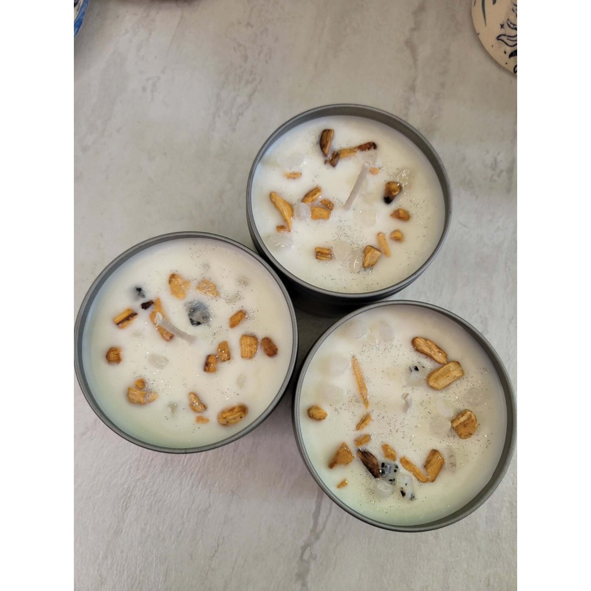 Palo Santo Candle Meditation Candle Homecoming Candle 8 oz -Candles