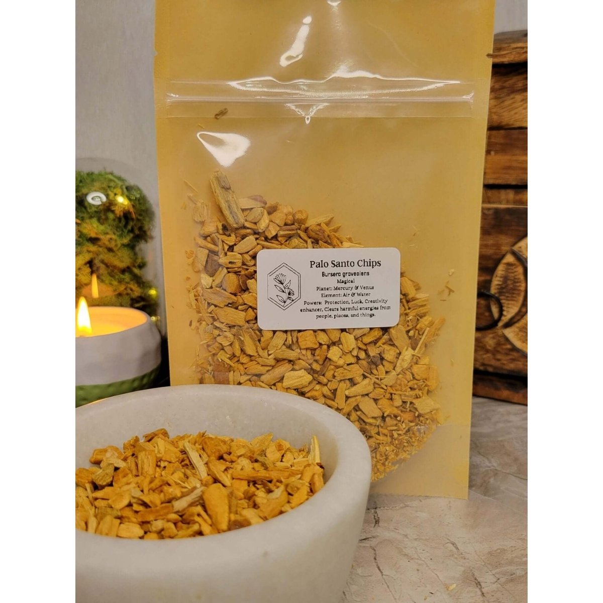 Palo Santo Chips 1oz -Herbs & Spices