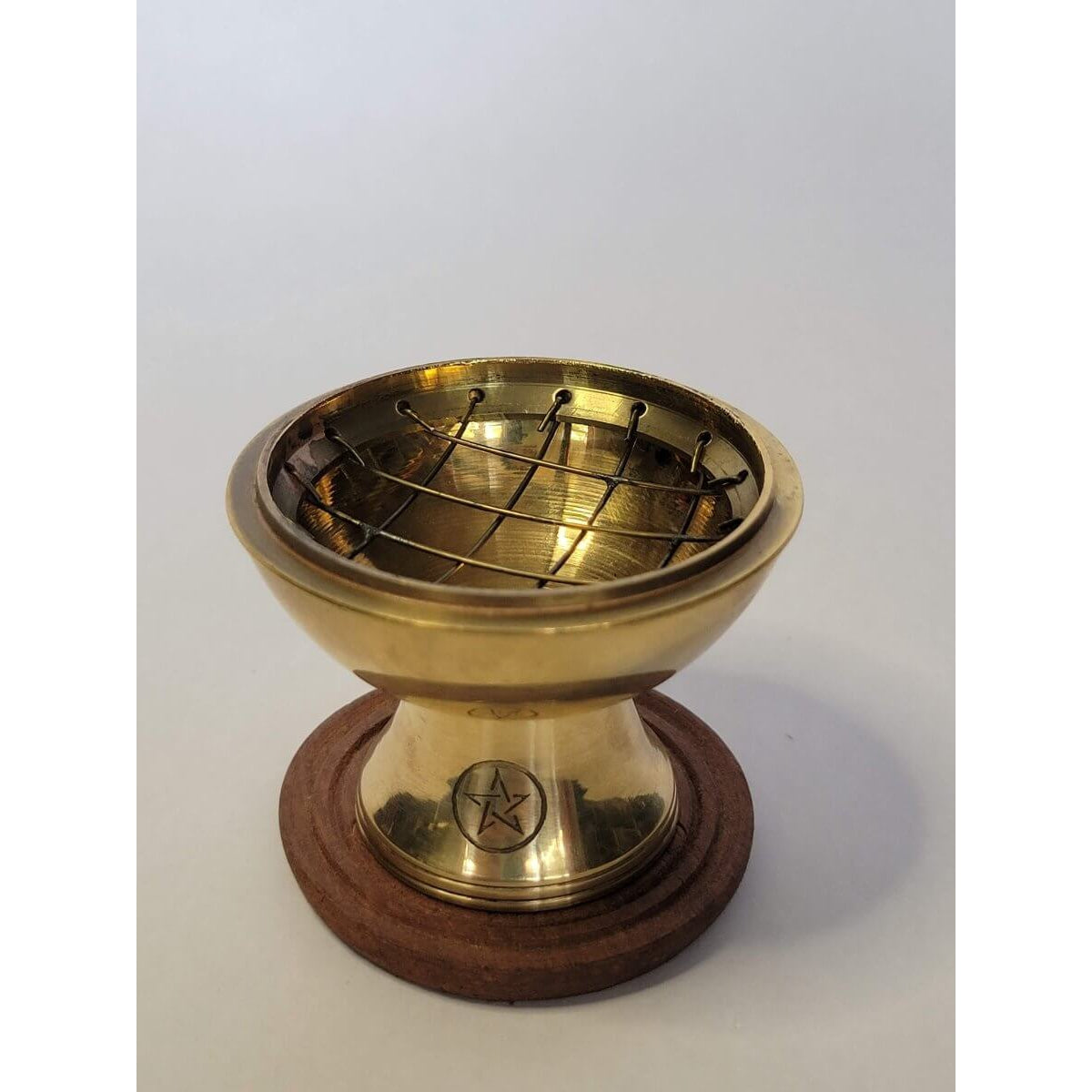 Pentacle Carved Charcoal Burner -