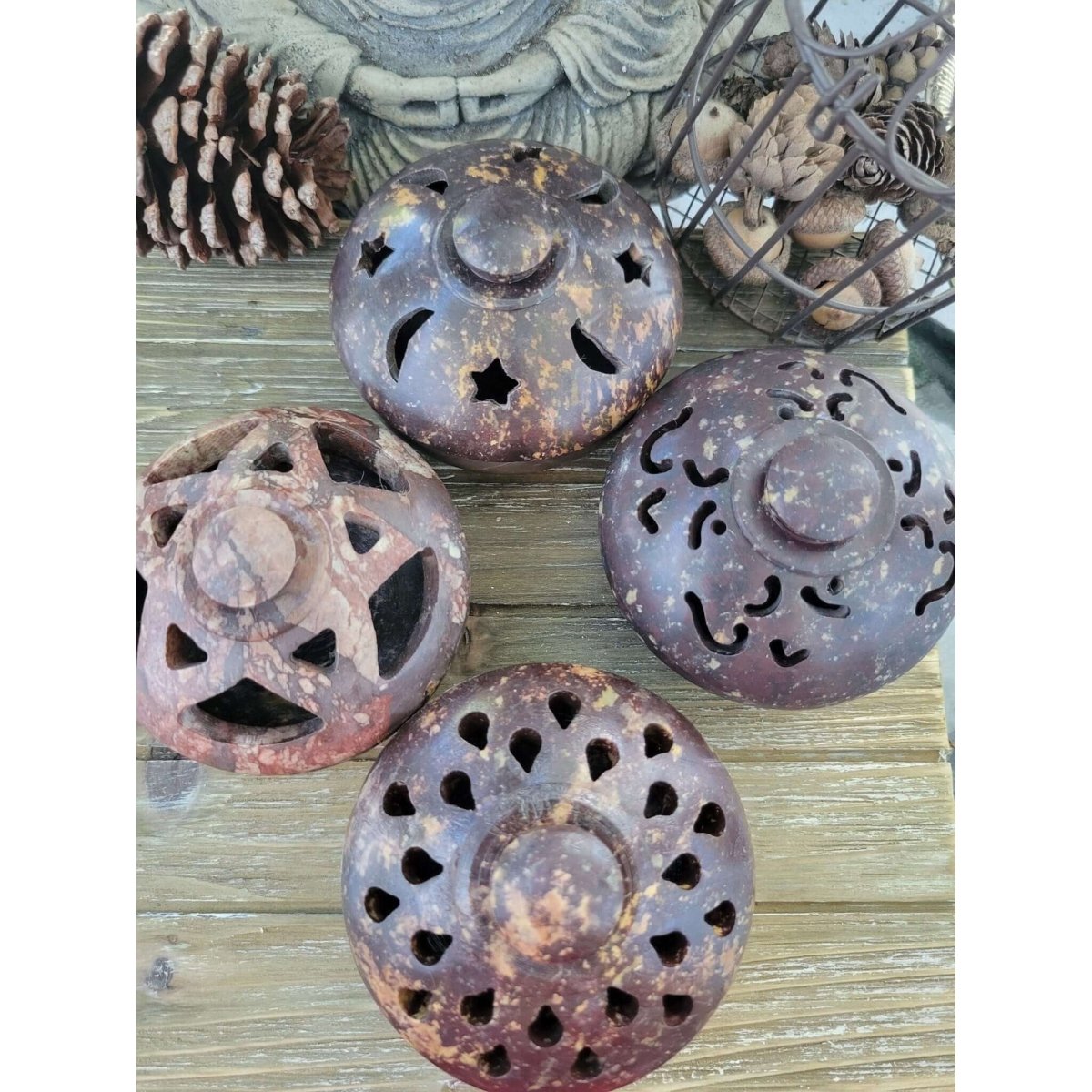 Resin Burner, Starter Kit, Charcoal Burner, Loose Incense Kit, Incense, Altar Incense, Altar Tool -Incense Holders