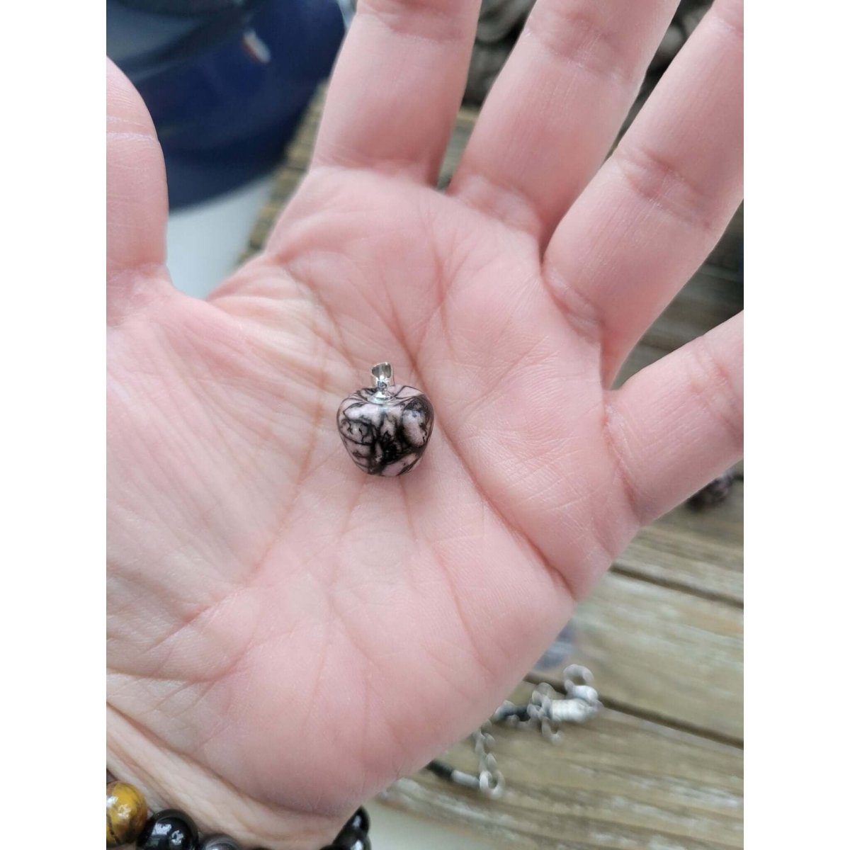 Rhodochrosite Pendants, Apple Crystal Pendant, Crystal Healing Pendants -crystal pendant